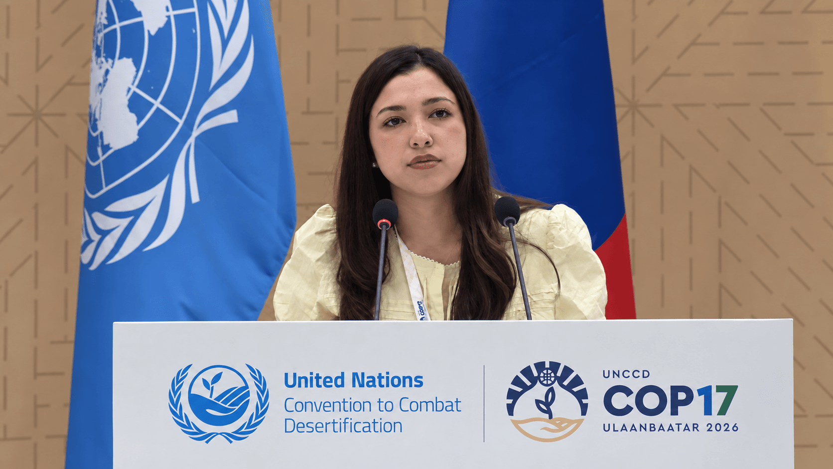 Estudiante IBERO lleva la voz de las juventudes a la COP17 de Mongolia; única representante de las Américas