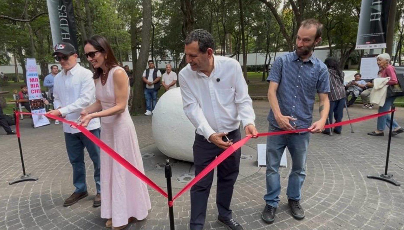 IBERO transforma al Parque de la Bombilla en un espacio de reflexión con la instalación escultórica “Hades”