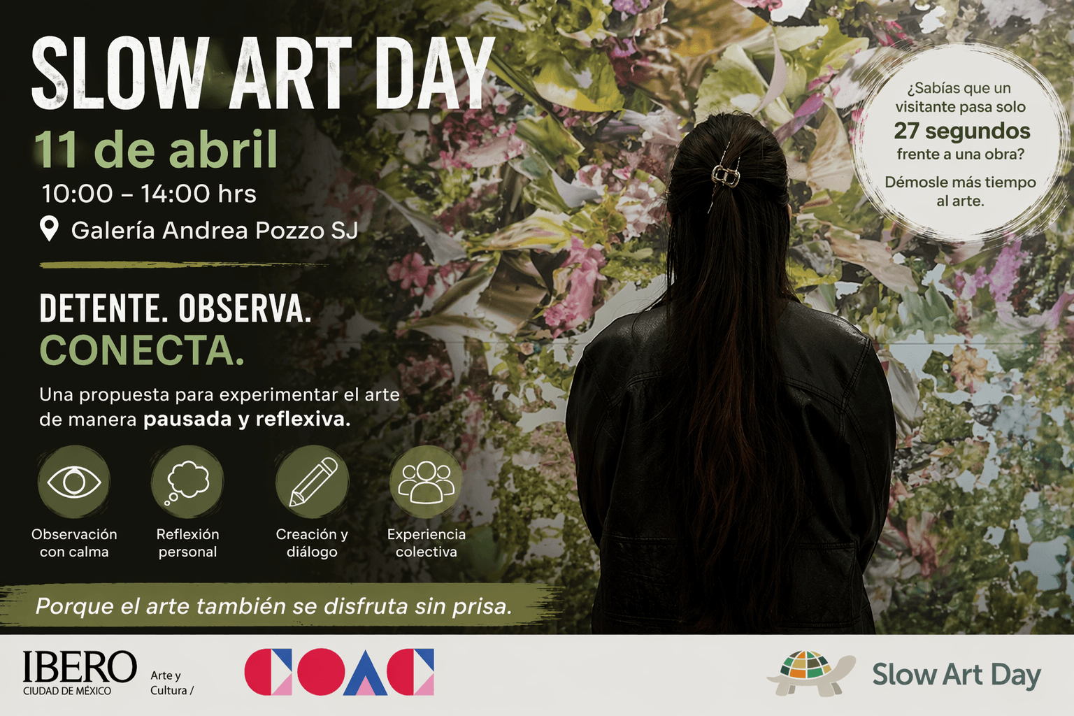 IBERO se suma al Slow Art Day y abre sus puertas para contemplar el arte sin prisa