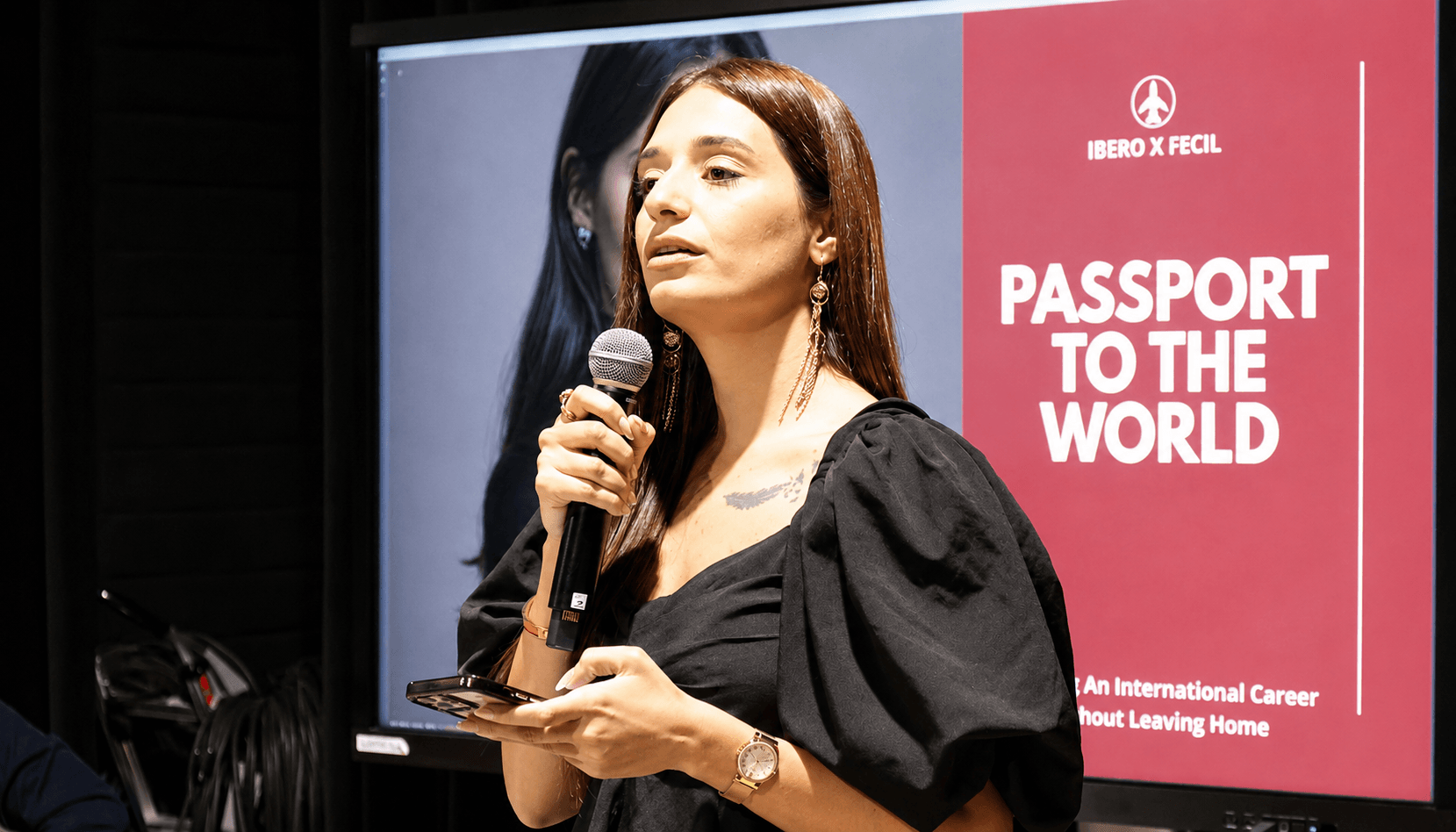 Una buena película abre puertas que un pasaporte no, explica la cineasta libanesa Doris Saba en la IBERO