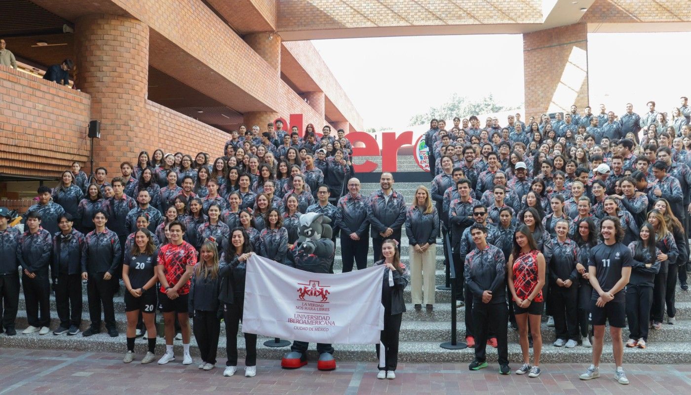 ¡Silbatazo inicial! Abanderan a atletas que representarán a la IBERO en el INTERSUJ 2026