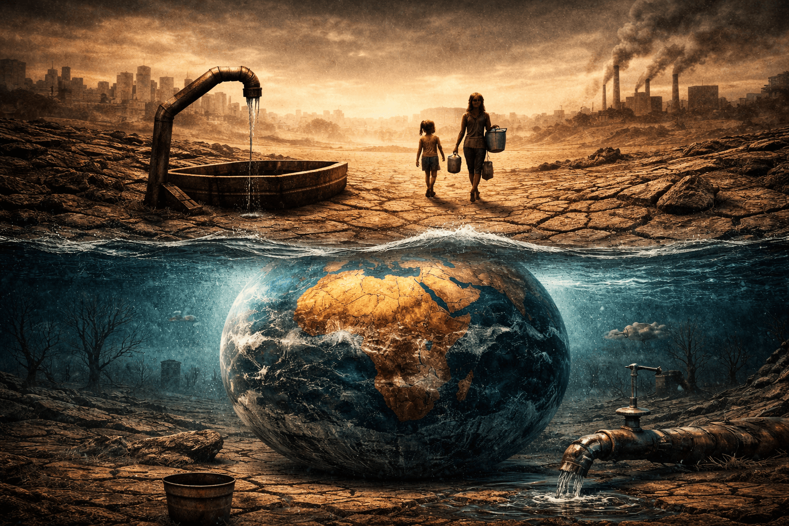 Opinión. El ciclo del agua dejó de funcionar; el mundo vive en bancarrota hídrica