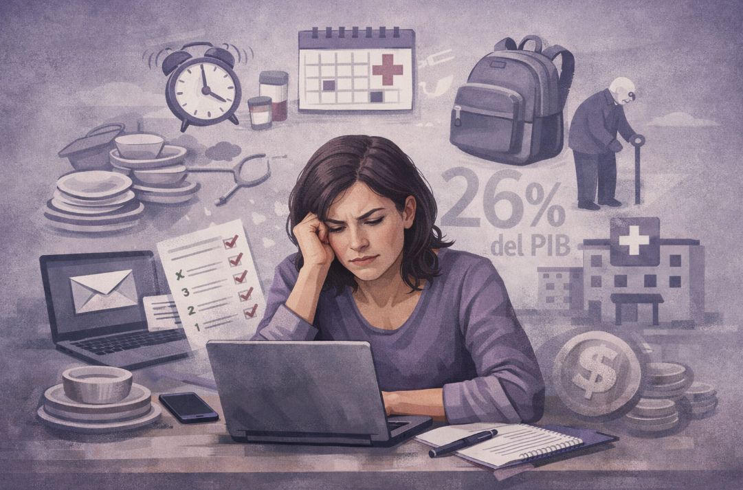 #8M CECRIGE presenta avances de investigación sobre la carga mental del cuidado no remunerado en México