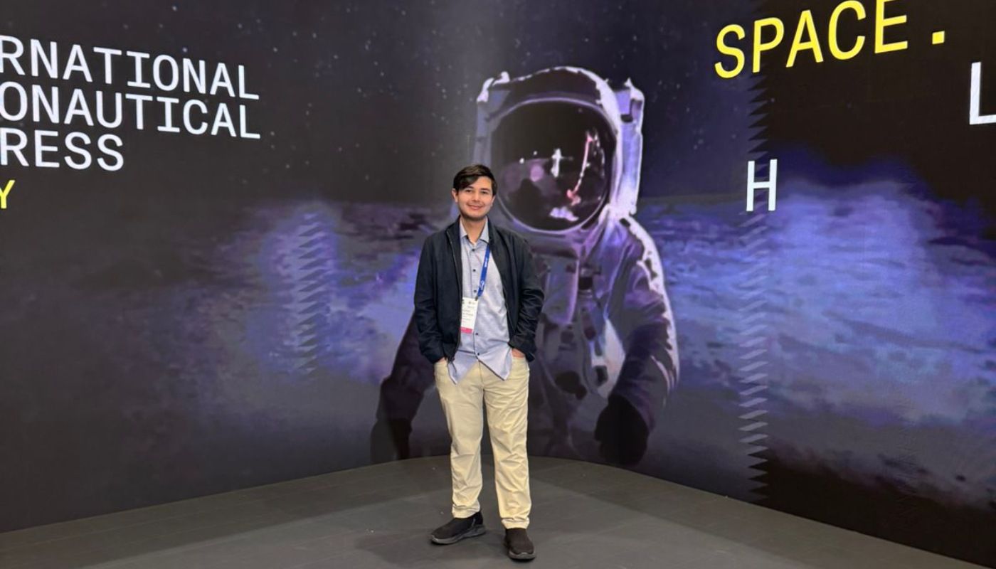 Estudiante IBERO obtiene 3er lugar en congreso internacional de astronáutica