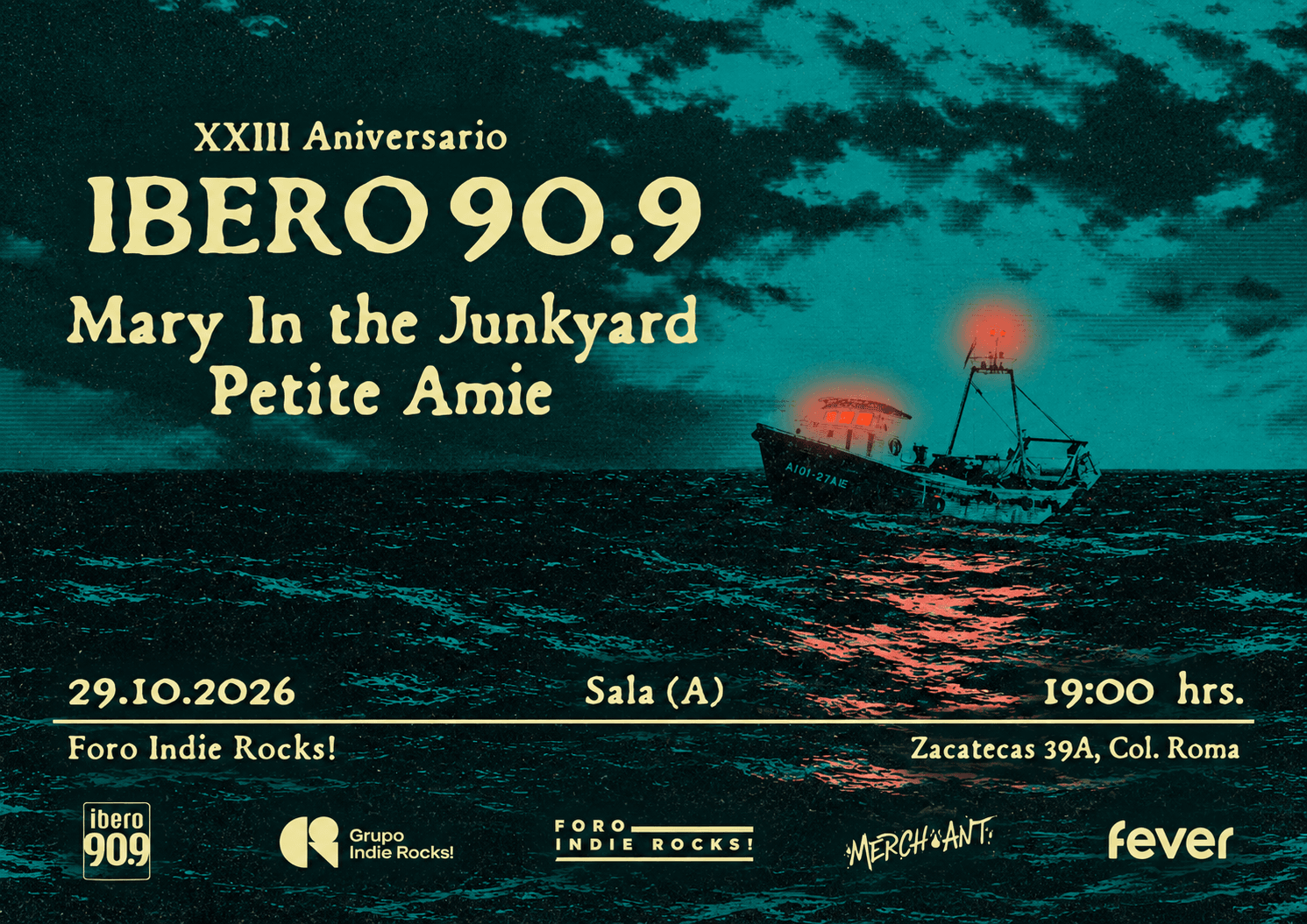 IBERO 90.9 celebra 23 años con concierto de Mary in the Junkyard y Petite Amie