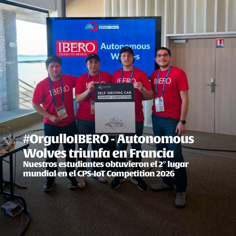 Estudiantes IBERO conquistan Francia con coche autónomo y obtienen segundo lugar mundial en competencia de inteligencia artificial