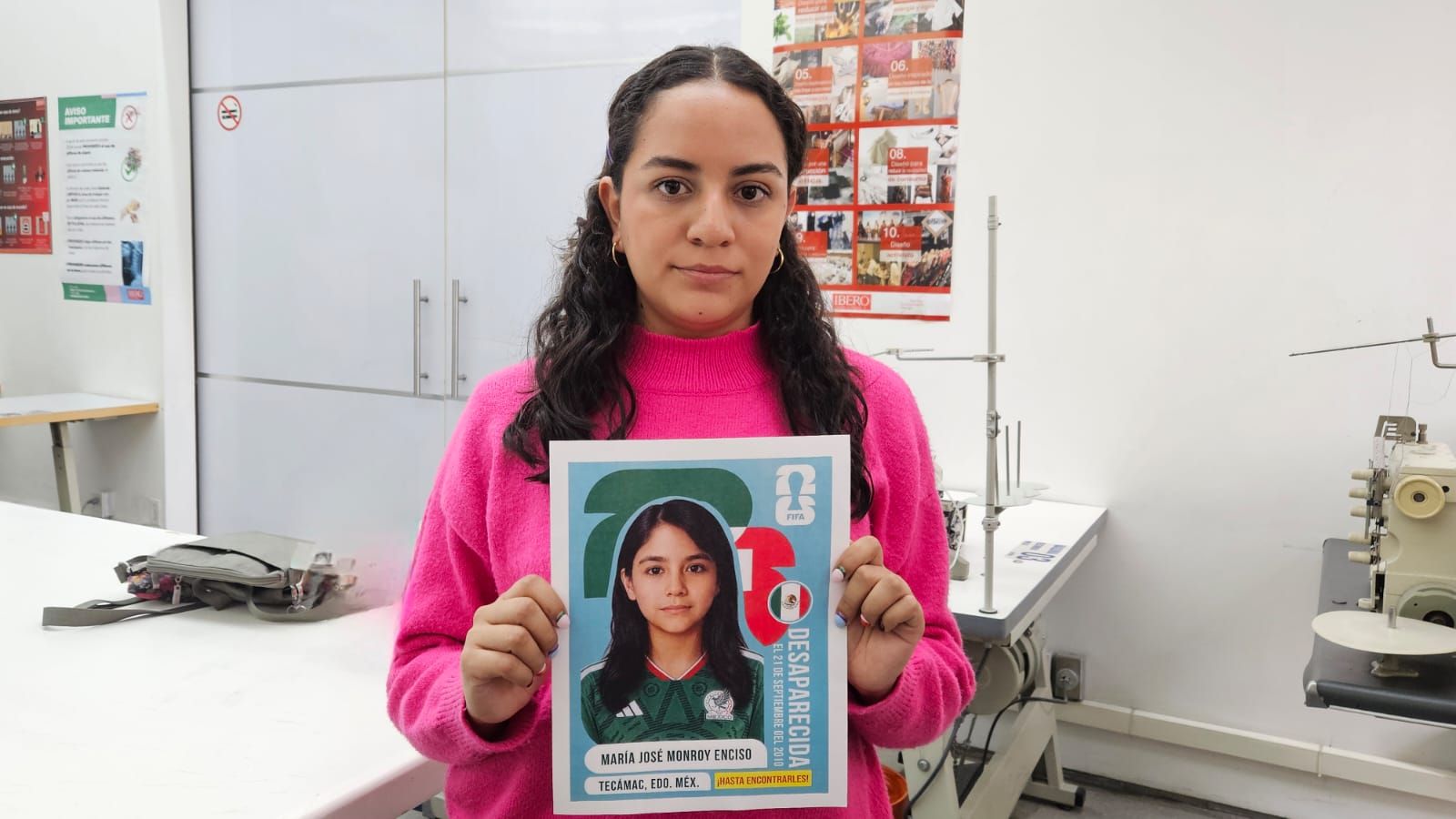 Estudiante IBERO y prima de desaparecida convierte cuatro historias de ausencia en prendas para la memoria