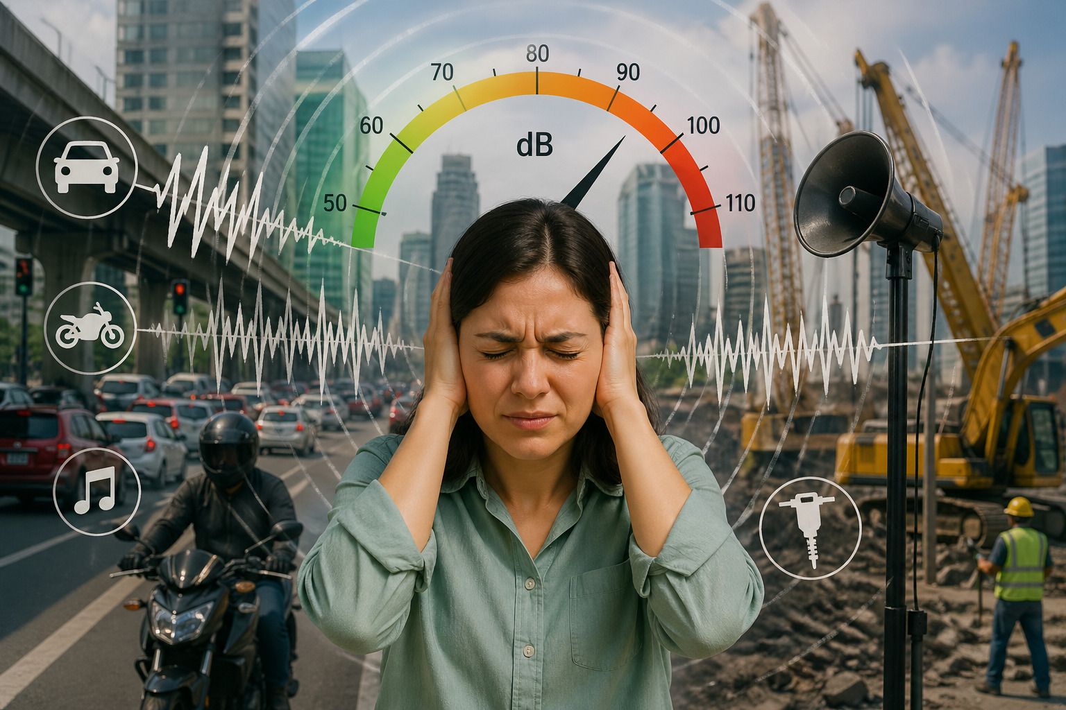 El ruido ya es la segunda causa de enfermedad ambiental tras la contaminación del aire: el silencio es un derecho