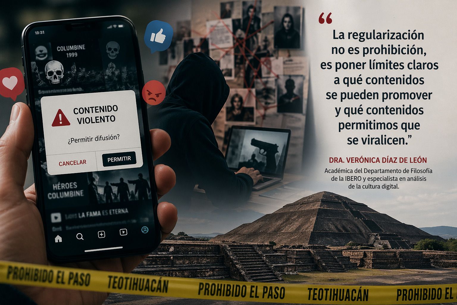 Ataque en Teotihuacán evidencia urgencia de regular redes sociales, advierte experta de la IBERO