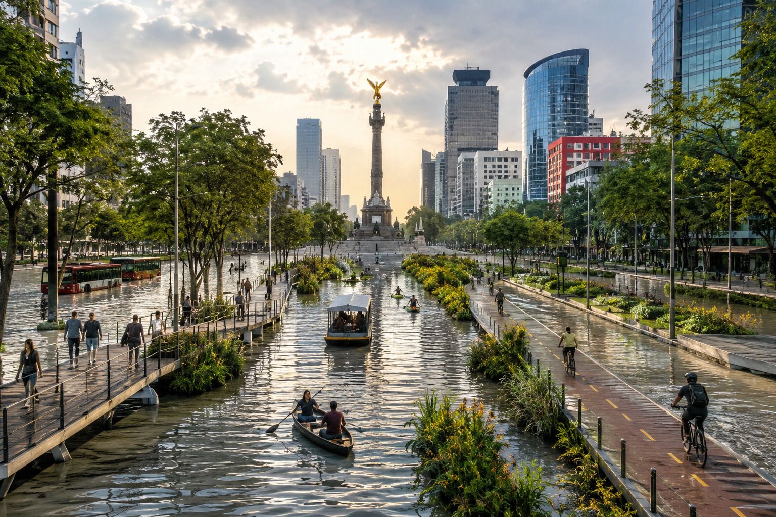 ¿Y si CDMX dejara de pelear contra el agua? Académicos IBERO proponen vialidades como las de Países Bajos y Venecia